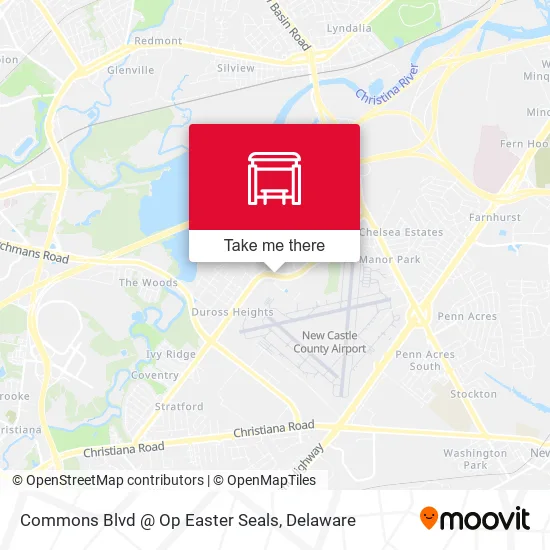 Mapa de Commons Blvd @ Op Easter Seals