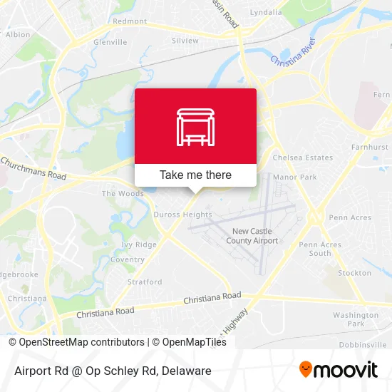 Airport Rd @ Op Schley Rd map