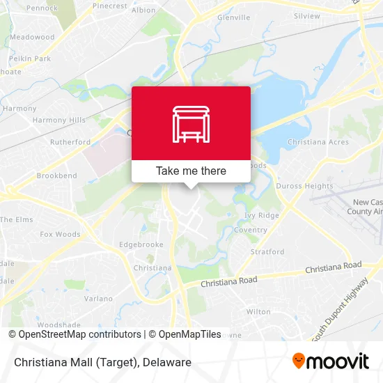 Christiana Mall (Target) map