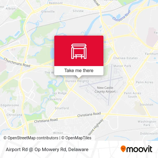 Airport Rd @ Op Mowery Rd map