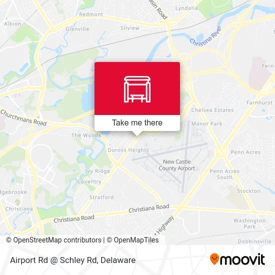 Airport Rd @ Schley Rd map