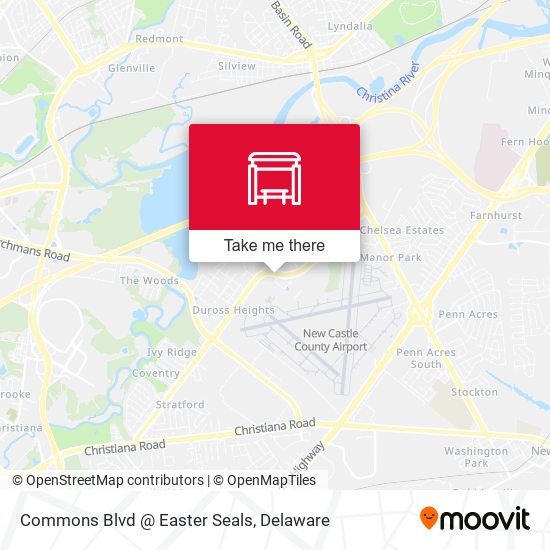 Commons Blvd @ Easter Seals map
