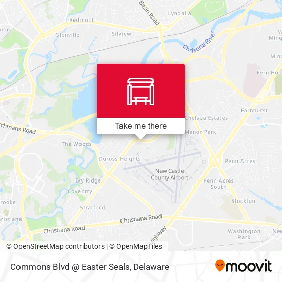 Commons Blvd @ Easter Seals map