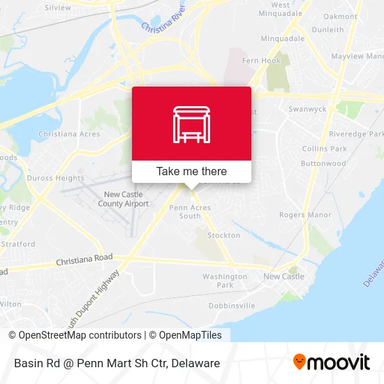 Basin Rd @ Penn Mart Sh Ctr map