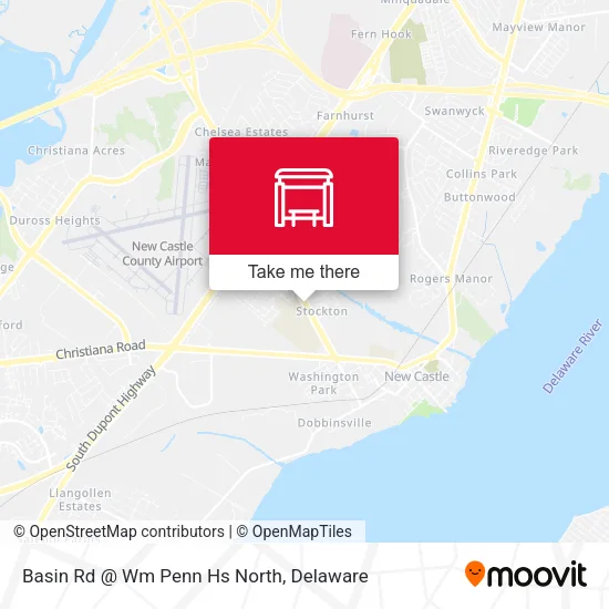 Mapa de Basin Rd @ Wm Penn Hs North
