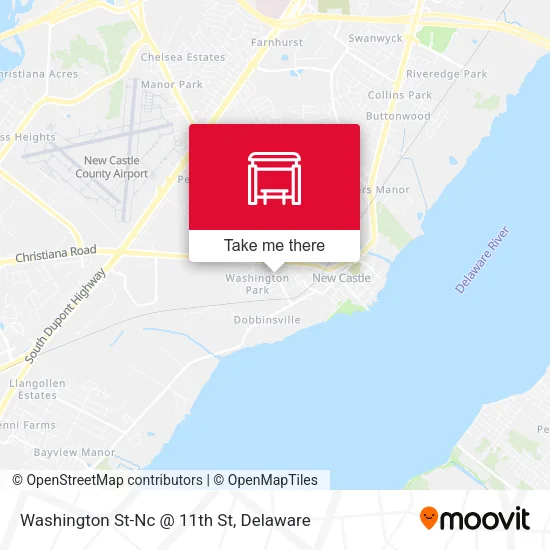 Mapa de Washington St-Nc @ 11th St