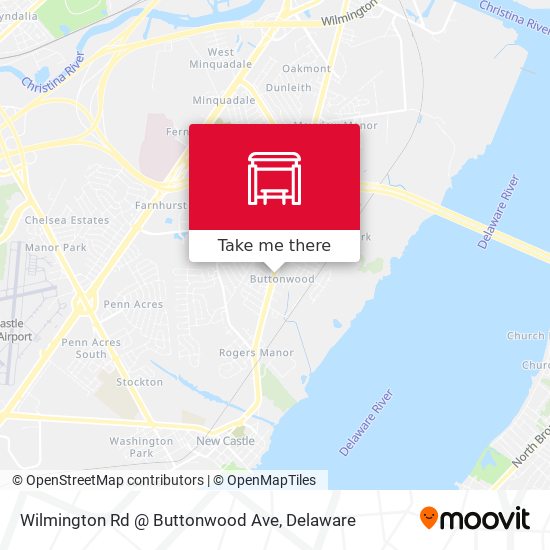 Wilmington Rd @ Buttonwood Ave map