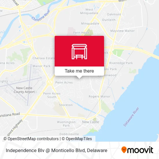 Independence Blv @ Monticello Blvd map