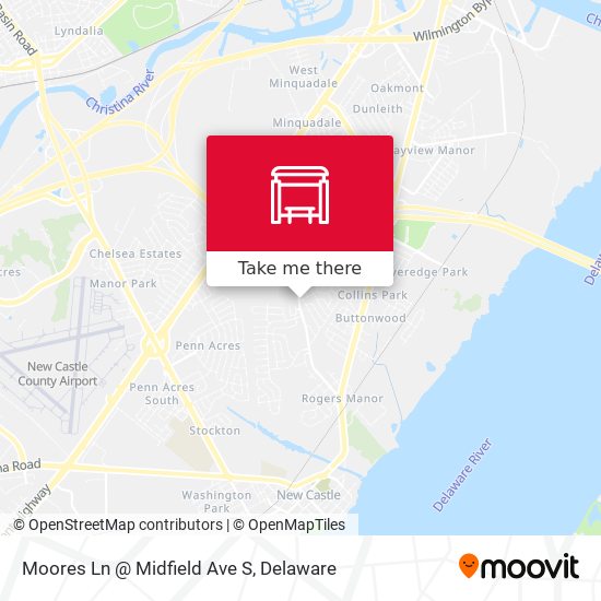 Mapa de Moores Ln @ Midfield Ave S