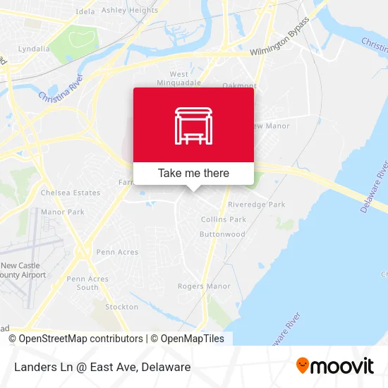 Mapa de Landers Ln @ East Ave