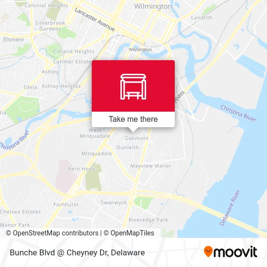 Bunche Blvd @ Cheyney Dr map