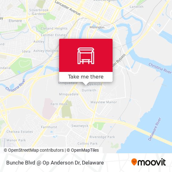 Mapa de Bunche Blvd @ Op Anderson Dr