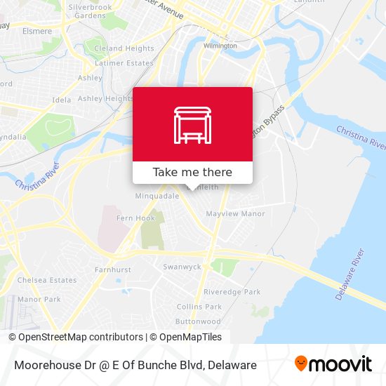 Moorehouse Dr @ E Of Bunche Blvd map
