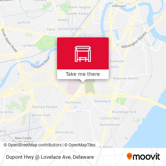 Mapa de Dupont Hwy @ Lovelace Ave