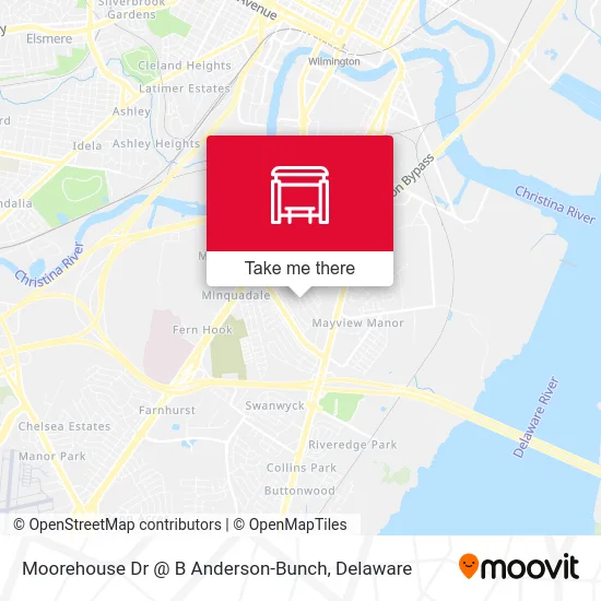 Moorehouse Dr @ B Anderson-Bunch map