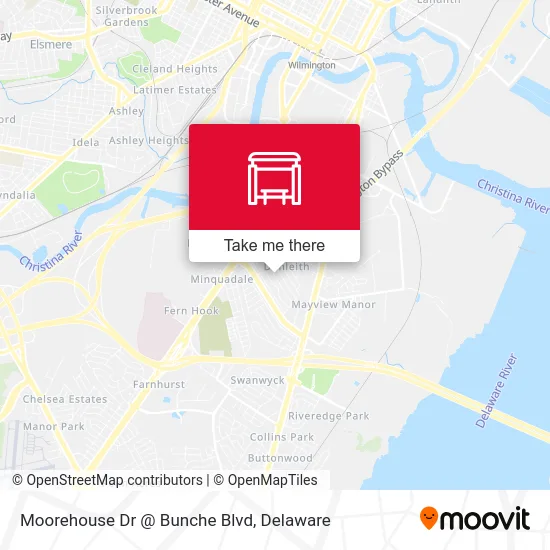 Moorehouse Dr @ Bunche Blvd map