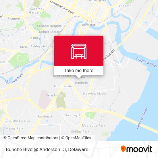 Bunche Blvd @ Anderson Dr map