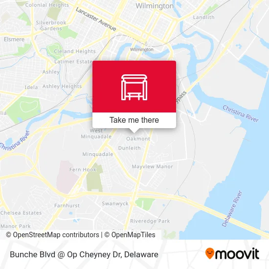 Bunche Blvd @ Op Cheyney Dr map