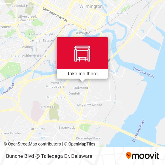 Bunche Blvd @ Talledega Dr map