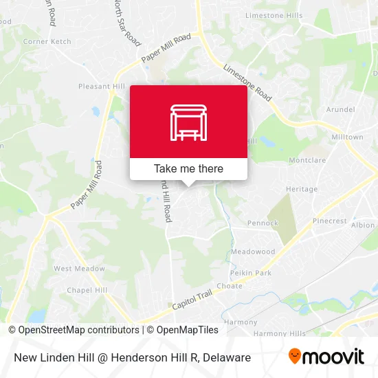 Mapa de New Linden Hill @ Henderson Hill R