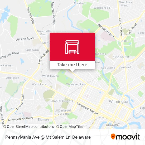 Pennsylvania Ave @ Mt Salem Ln map