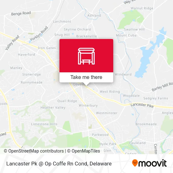 Mapa de Lancaster Pk @ Op Coffe Rn Cond