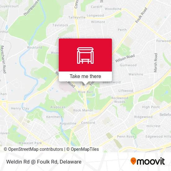 Mapa de Weldin Rd @ Foulk Rd