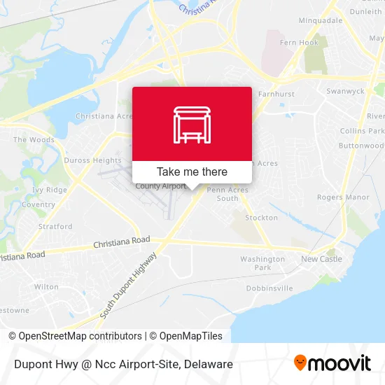 Mapa de Dupont Hwy @ Ncc Airport-Site
