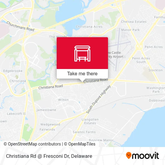 Christiana Rd @ Fresconi Dr map