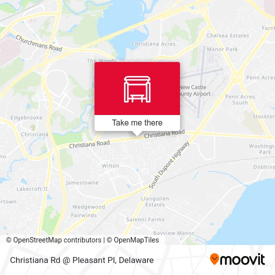 Christiana Rd @ Pleasant Pl map