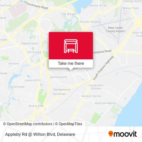Mapa de Appleby Rd @ Wilton Blvd