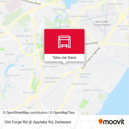 Mapa de Old Forge Rd @ Appleby Rd