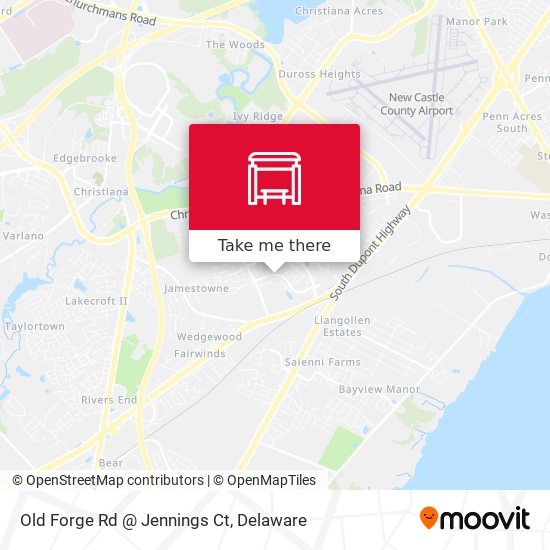 Old Forge Rd @ Jennings Ct map