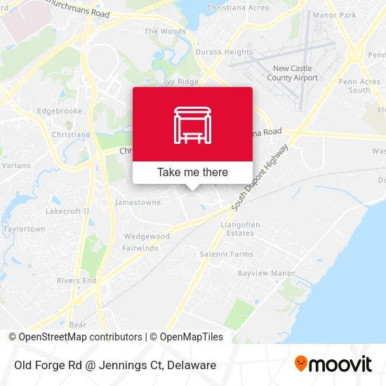 Old Forge Rd @ Jennings Ct map