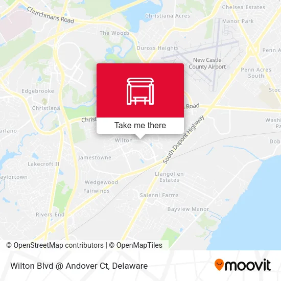 Wilton Blvd @ Andover Ct map