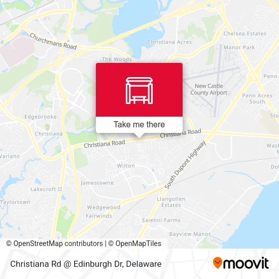 Christiana Rd @ Edinburgh Dr map