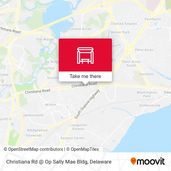 Christiana Rd @ Op Sally Mae Bldg map