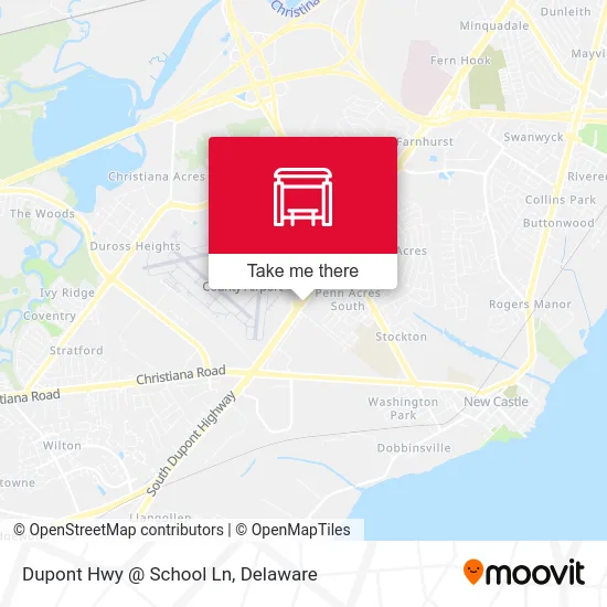 Dupont Hwy @ School Ln map
