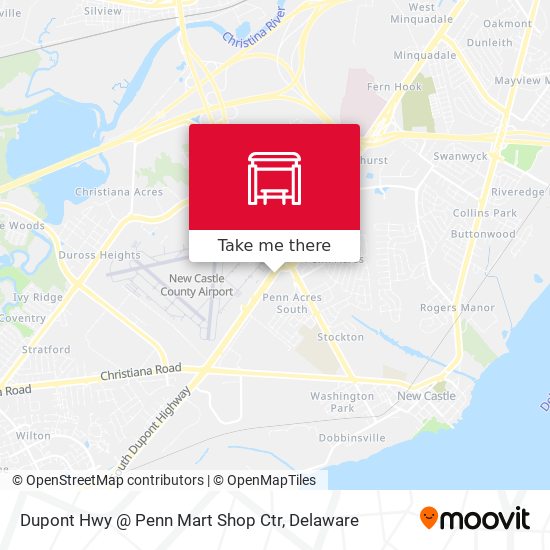 Dupont Hwy @ Penn Mart Shop Ctr map