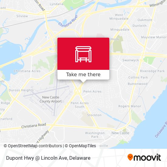 Dupont Hwy @ Lincoln Ave map