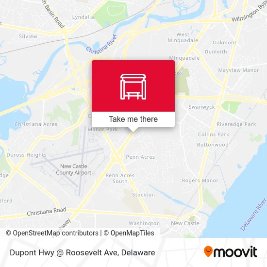 Dupont Hwy @ Roosevelt Ave map