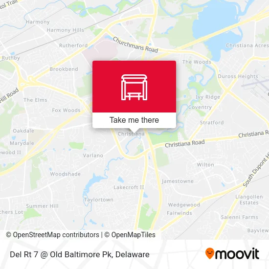 Mapa de Del Rt 7 @ Old Baltimore Pk