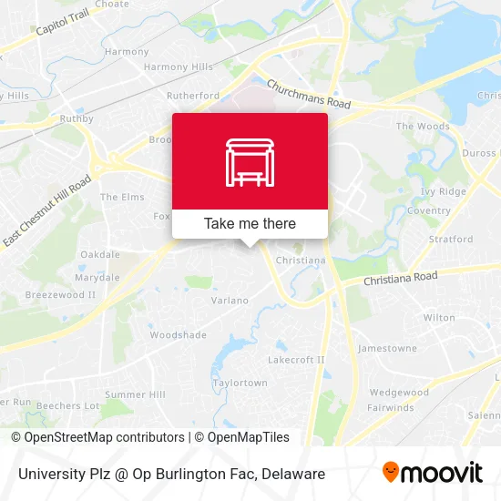 Mapa de University Plz @ Op Burlington Fac