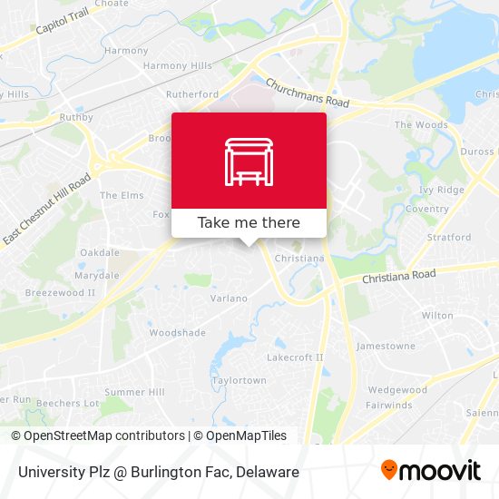 University Plz @ Burlington Fac map