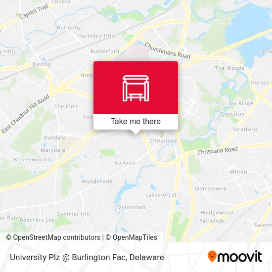 Mapa de University Plz @ Burlington Fac