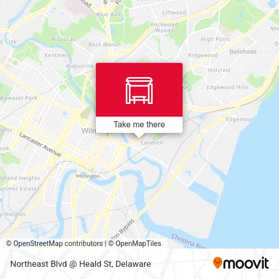 Mapa de Northeast Blvd @ Heald St