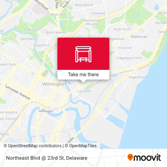 Mapa de Northeast Blvd @ 23rd St