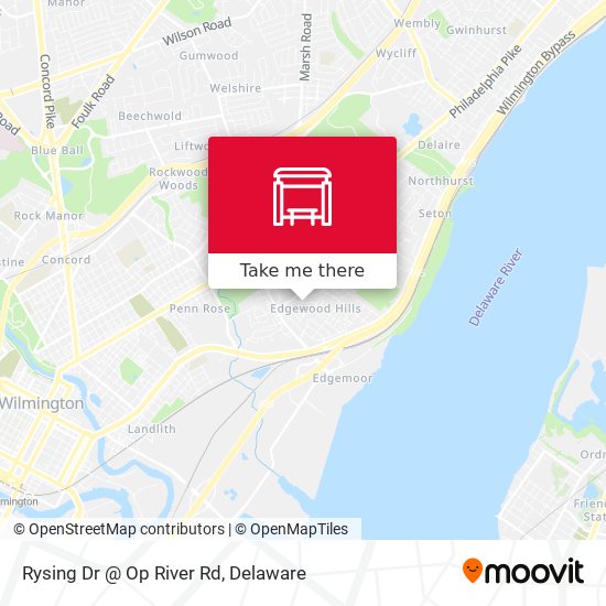 Rysing Dr @ Op River Rd map