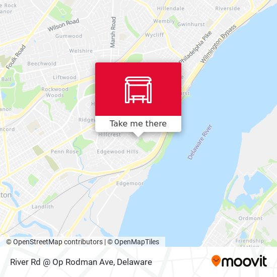 River Rd @ Op Rodman Ave map