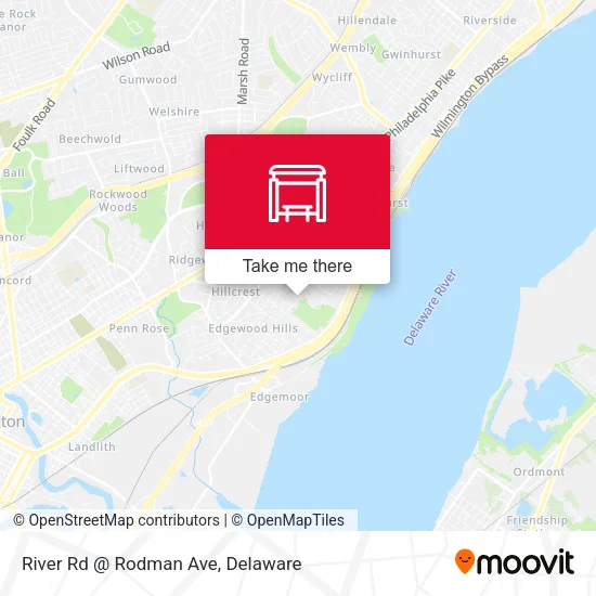 Mapa de River Rd @ Rodman Ave
